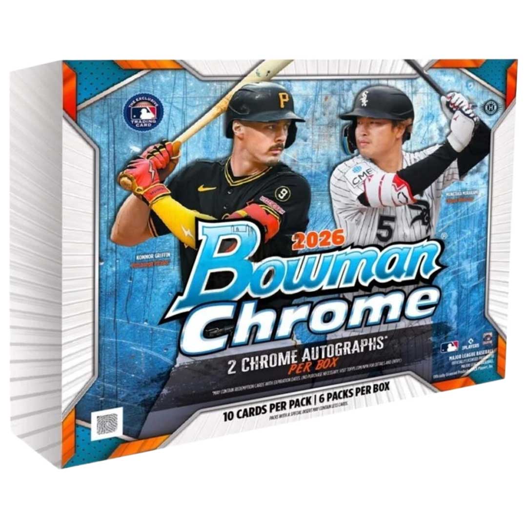 2026 Bowman Chrome Baseball Hobby Box - Sealed Wax