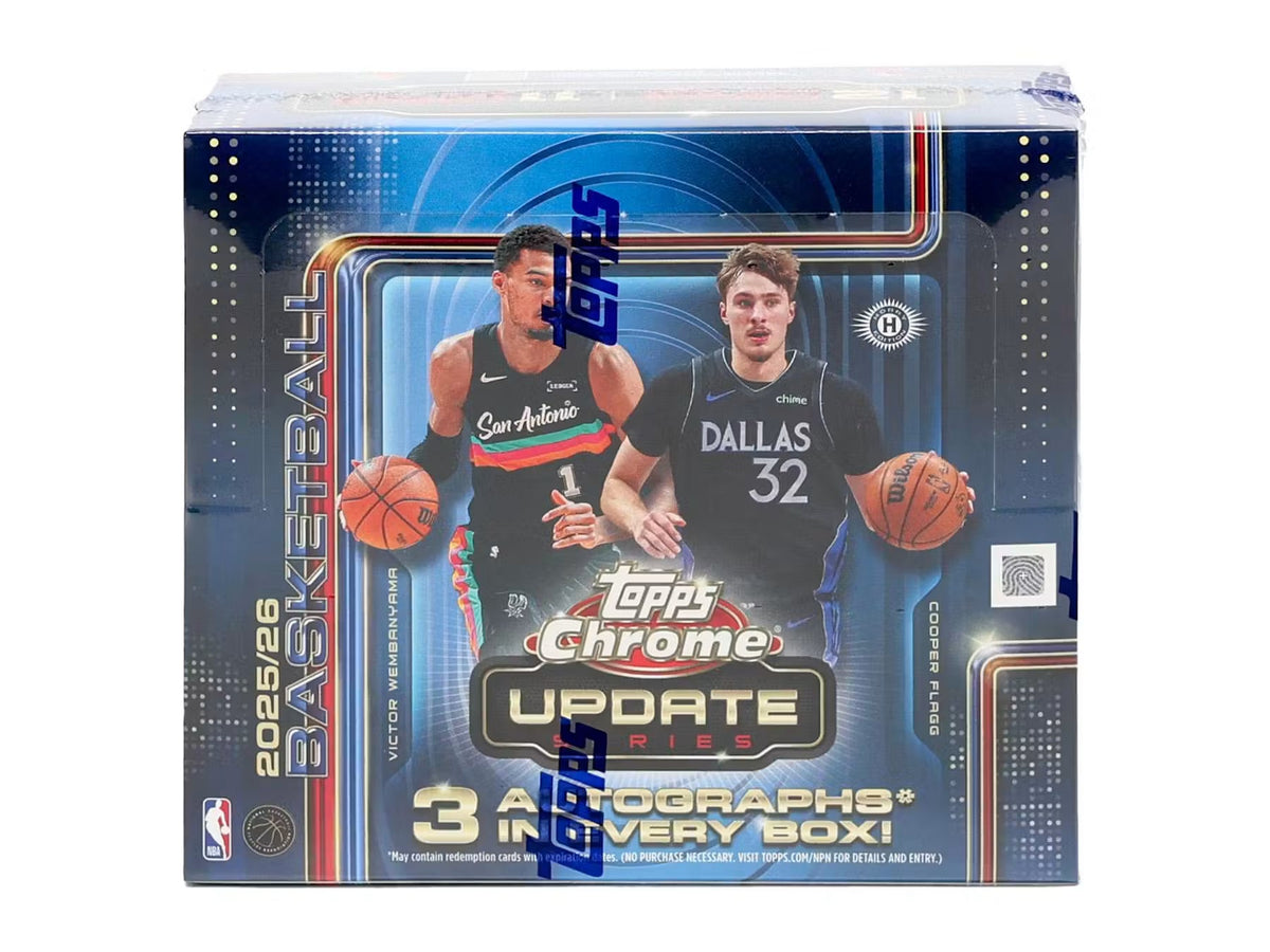 2025/26 Topps Chrome Update Series Basketball Hobby Jumbo